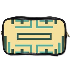 Abstract Pattern Geometric Backgrounds   Toiletries Bag (two Sides) by Eskimos