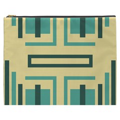 Abstract Pattern Geometric Backgrounds   Cosmetic Bag (xxxl)