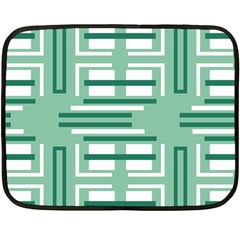 Abstract Pattern Geometric Backgrounds   Double Sided Fleece Blanket (mini)  by Eskimos