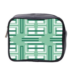 Abstract Pattern Geometric Backgrounds   Mini Toiletries Bag (two Sides) by Eskimos