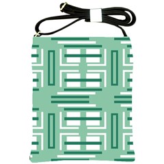 Abstract Pattern Geometric Backgrounds   Shoulder Sling Bag by Eskimos