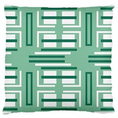 Abstract Pattern Geometric Backgrounds   Large Cushion Case (two Sides) by Eskimos