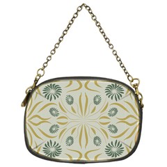 Floral Folk Damask Pattern Fantasy Flowers  Chain Purse (one Side) by Eskimos