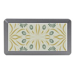 Floral Folk Damask Pattern Fantasy Flowers  Memory Card Reader (mini) by Eskimos