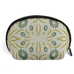 Floral Folk Damask Pattern Fantasy Flowers  Accessory Pouch (large) by Eskimos