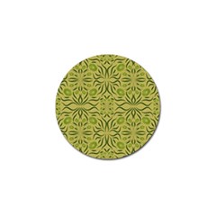 Floral Folk Damask Pattern Fantasy Flowers  Golf Ball Marker (10 Pack) by Eskimos