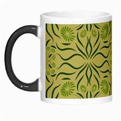 Floral Folk Damask Pattern Fantasy Flowers  Morph Mug by Eskimos