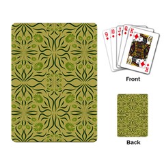 Floral Folk Damask Pattern Fantasy Flowers  Playing Cards Single Design (rectangle) by Eskimos