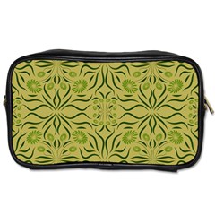 Floral Folk Damask Pattern Fantasy Flowers  Toiletries Bag (one Side) by Eskimos