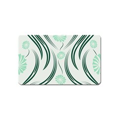 Folk Flowers Print Floral Pattern Ethnic Art Magnet (name Card) by Eskimos