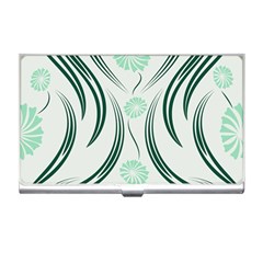 Folk Flowers Print Floral Pattern Ethnic Art Business Card Holder by Eskimos