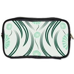 Folk Flowers Print Floral Pattern Ethnic Art Toiletries Bag (one Side) by Eskimos