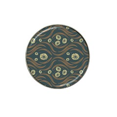 Folk Flowers Print Floral Pattern Ethnic Art Hat Clip Ball Marker (10 Pack) by Eskimos