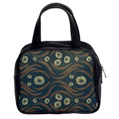 Folk Flowers Print Floral Pattern Ethnic Art Classic Handbag (two Sides) by Eskimos