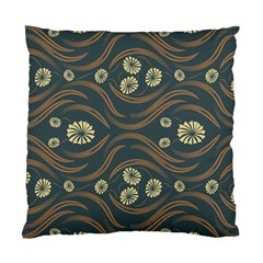 Folk Flowers Print Floral Pattern Ethnic Art Standard Cushion Case (one Side) by Eskimos