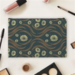 Folk flowers print Floral pattern Ethnic art Cosmetic Bag (Large) Back