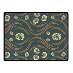 Folk Flowers Print Floral Pattern Ethnic Art Fleece Blanket (small) by Eskimos