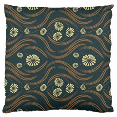 Folk Flowers Print Floral Pattern Ethnic Art Standard Flano Cushion Case (one Side) by Eskimos