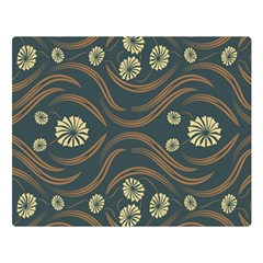 Folk Flowers Print Floral Pattern Ethnic Art Double Sided Flano Blanket (large)  by Eskimos