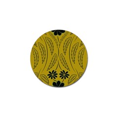 Folk flowers print Floral pattern Ethnic art Golf Ball Marker (4 pack)