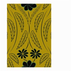 Folk flowers print Floral pattern Ethnic art Small Garden Flag (Two Sides)