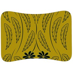 Folk flowers print Floral pattern Ethnic art Velour Seat Head Rest Cushion