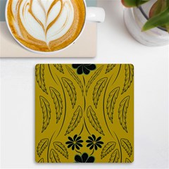 Folk flowers print Floral pattern Ethnic art UV Print Square Tile Coaster 