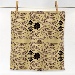 Folk Flowers Print Floral Pattern Ethnic Art Face Towel by Eskimos