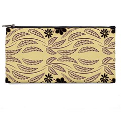 Folk Flowers Print Floral Pattern Ethnic Art Pencil Case by Eskimos