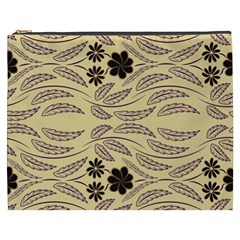 Folk Flowers Print Floral Pattern Ethnic Art Cosmetic Bag (xxxl) by Eskimos