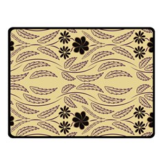 Folk Flowers Print Floral Pattern Ethnic Art Double Sided Fleece Blanket (small)  by Eskimos