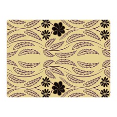 Folk Flowers Print Floral Pattern Ethnic Art Double Sided Flano Blanket (mini)  by Eskimos