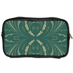 Floral Folk Damask Pattern Fantasy Flowers  Toiletries Bag (one Side) by Eskimos