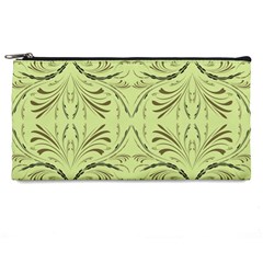 Floral Folk Damask Pattern Fantasy Flowers  Pencil Case by Eskimos