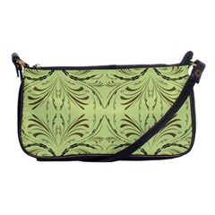 Floral Folk Damask Pattern Fantasy Flowers  Shoulder Clutch Bag by Eskimos