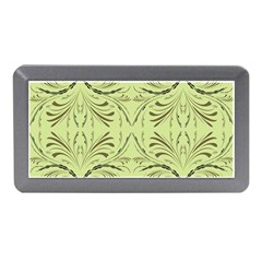 Floral Folk Damask Pattern Fantasy Flowers  Memory Card Reader (mini)