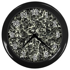 Spine Forms Wall Clock (black) by DimitriosArt