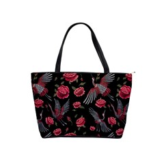 Cranes N Roses Classic Shoulder Handbag by HWDesign