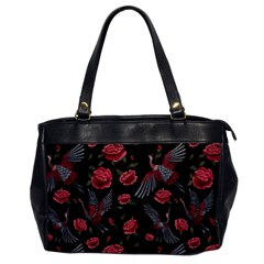 Cranes N Roses Oversize Office Handbag by HWDesign