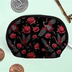 Cranes N Roses Accessory Pouch (medium) by HWDesign