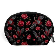 Cranes N Roses Accessory Pouch (large) by HWDesign