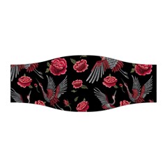 Cranes N Roses Stretchable Headband by HWDesign