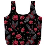 Cranes n Roses Full Print Recycle Bag (XXL) Front