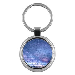 Gouttes D eau Galaxy Key Chain (round) by kcreatif