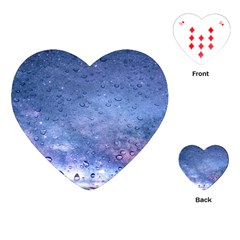 Gouttes D eau Galaxy Playing Cards Single Design (heart)