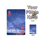 Gouttes d eau Galaxy Playing Cards 54 Designs (Mini) Front - HeartK