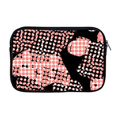 Abstrait Effet Formes Noir/rose Apple Macbook Pro 17  Zipper Case by kcreatif