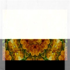 Tropical Spring Rose Flowers In A Good Mood Decorative Rectangular Jigsaw Puzzl by pepitasart