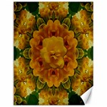 Tropical Spring Rose Flowers In A Good Mood Decorative Canvas 12  x 16  11.86 x15.41  Canvas - 1