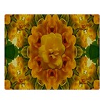 Tropical Spring Rose Flowers In A Good Mood Decorative Double Sided Flano Blanket (Large)  80 x60  Blanket Front